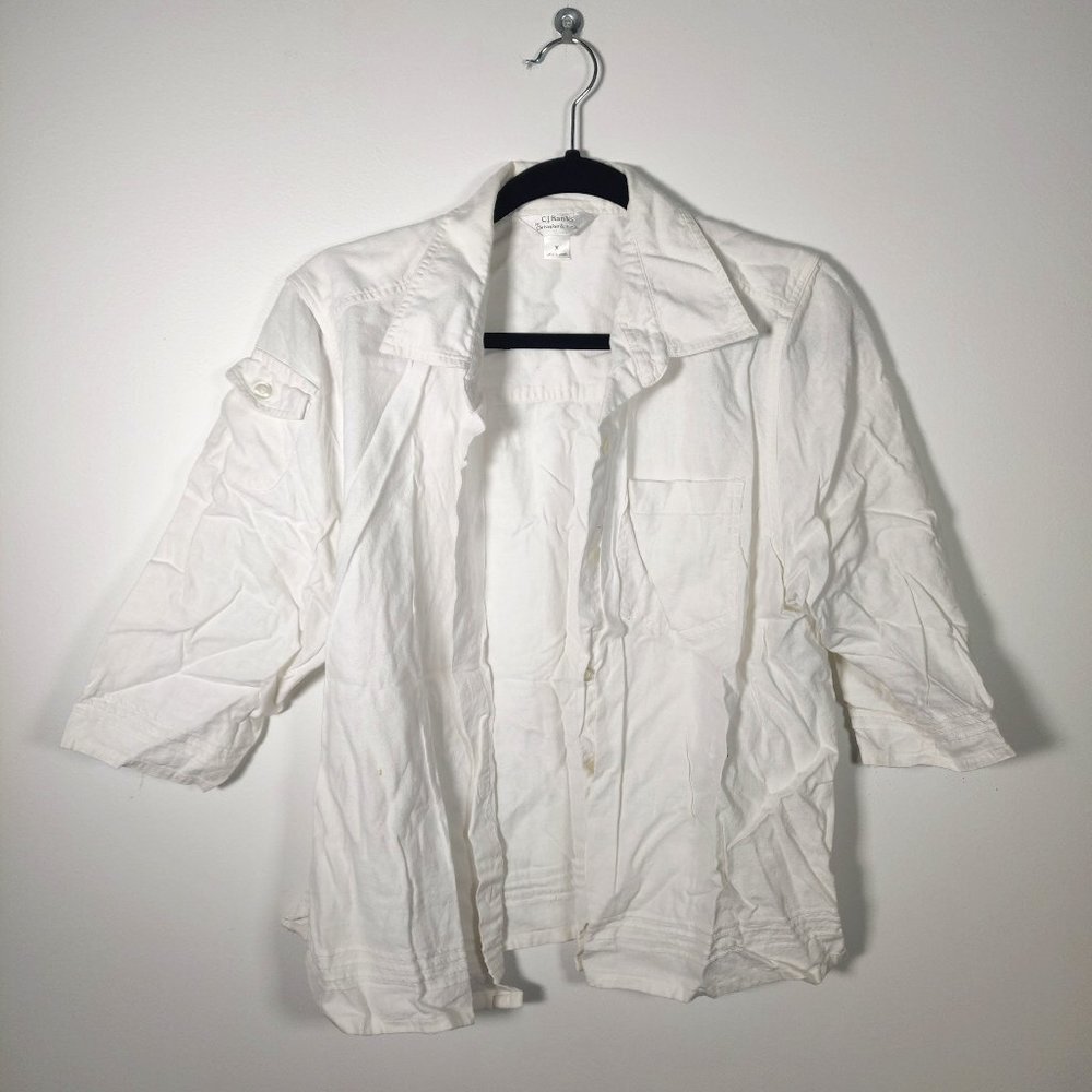 0004 CJ Banks 3/4 sleeve shirt jacket